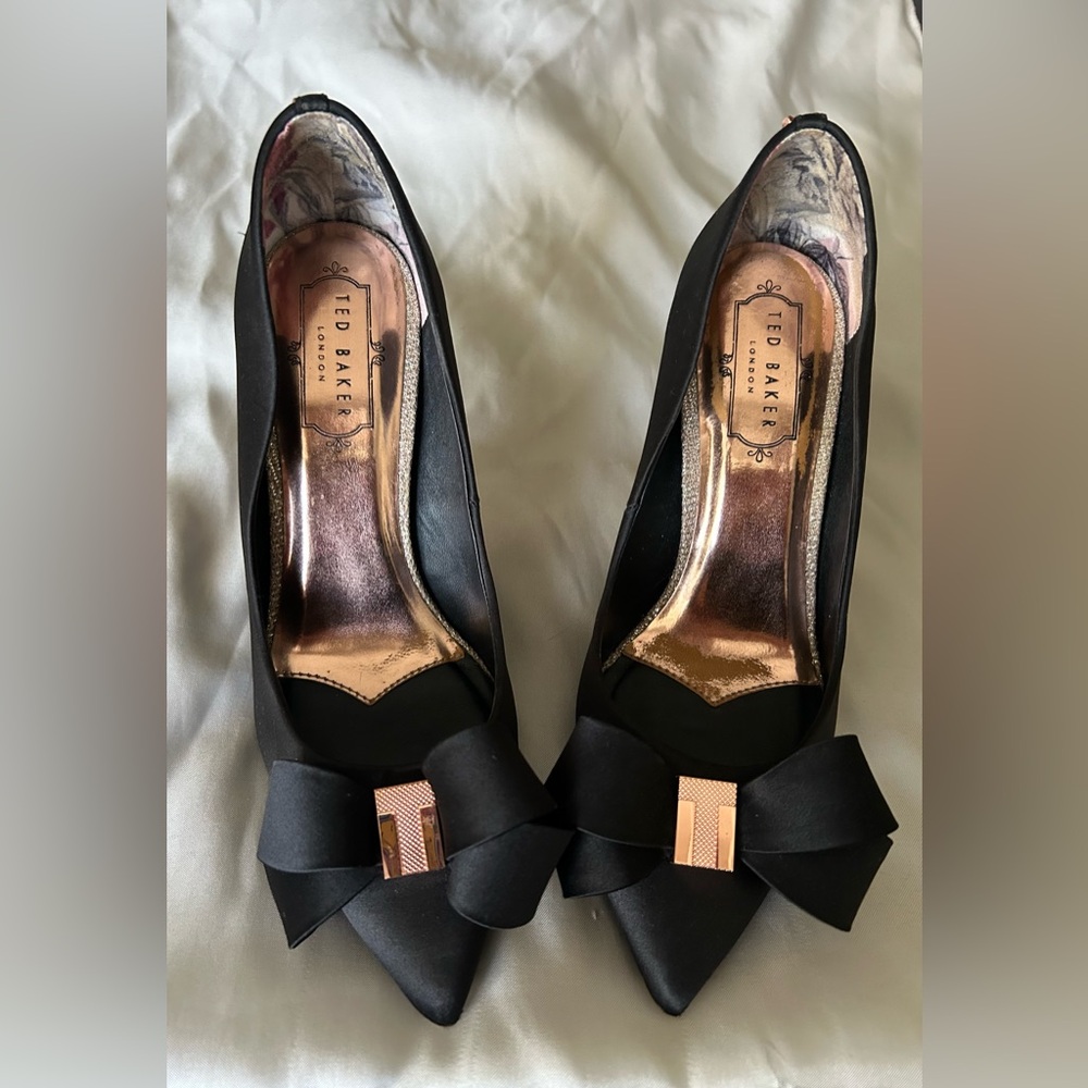 Ted Baker Black Stiletto Heels